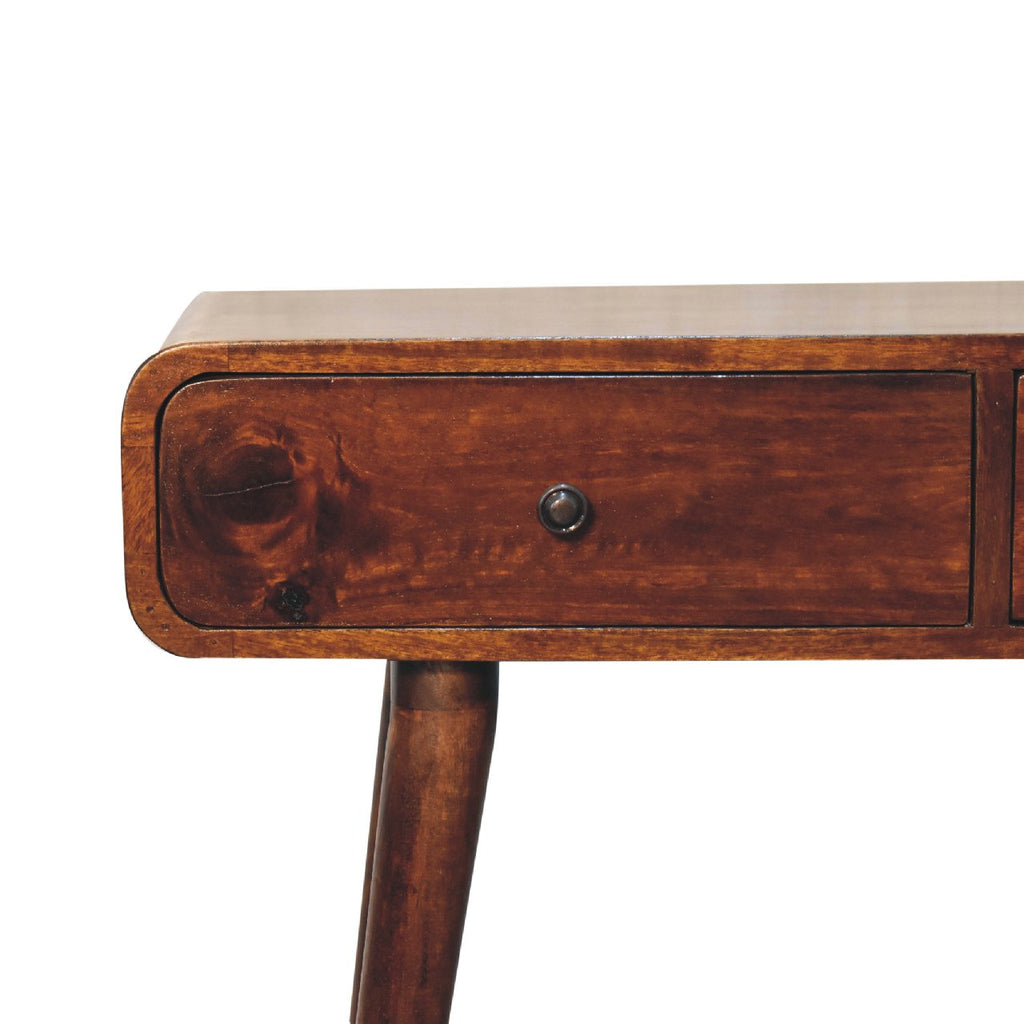 Arto Console Table, Chestnut