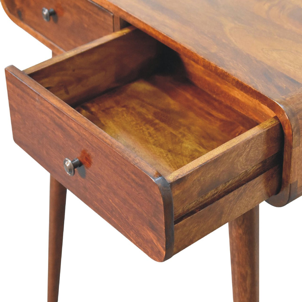 Arto Console Table, Chestnut