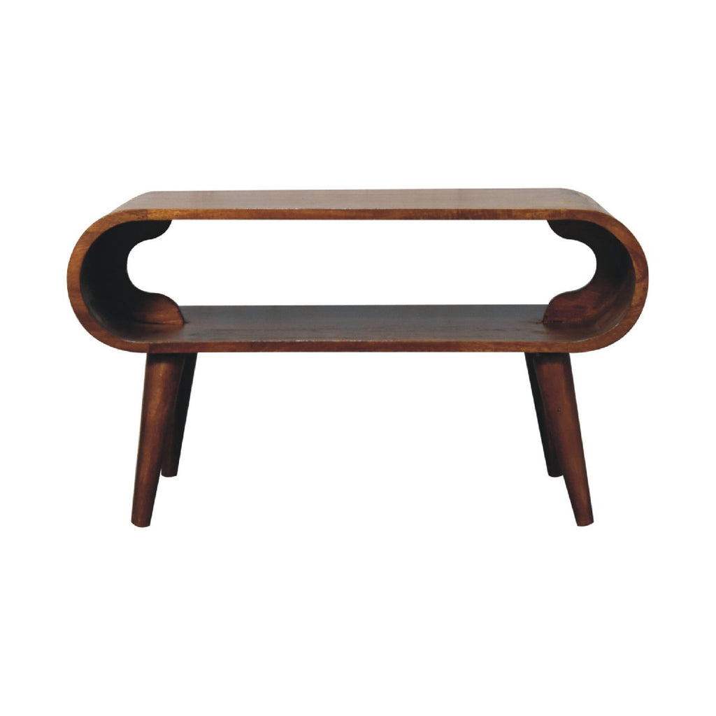 Amaya Narrow Coffee Table, Chestnut