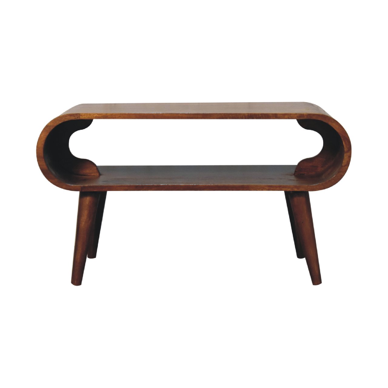 Amaya Narrow Coffee Table, Chestnut