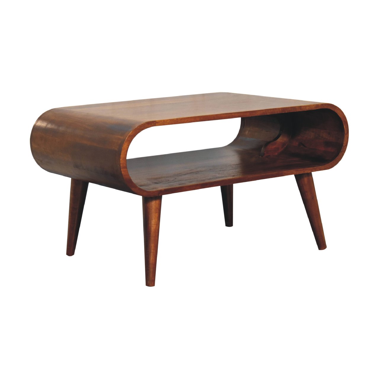 Amaya Narrow Coffee Table, Chestnut