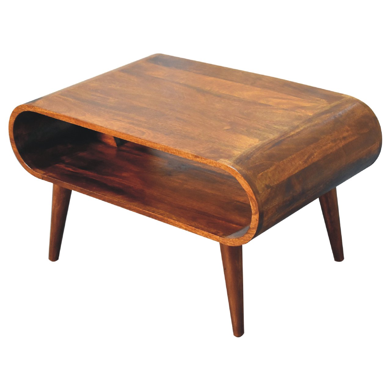 Amaya Narrow Coffee Table, Chestnut
