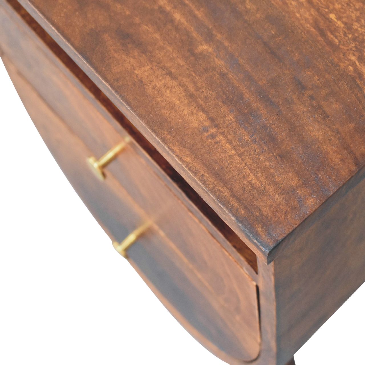 2 Drawers 1 Shelf Bedside Table