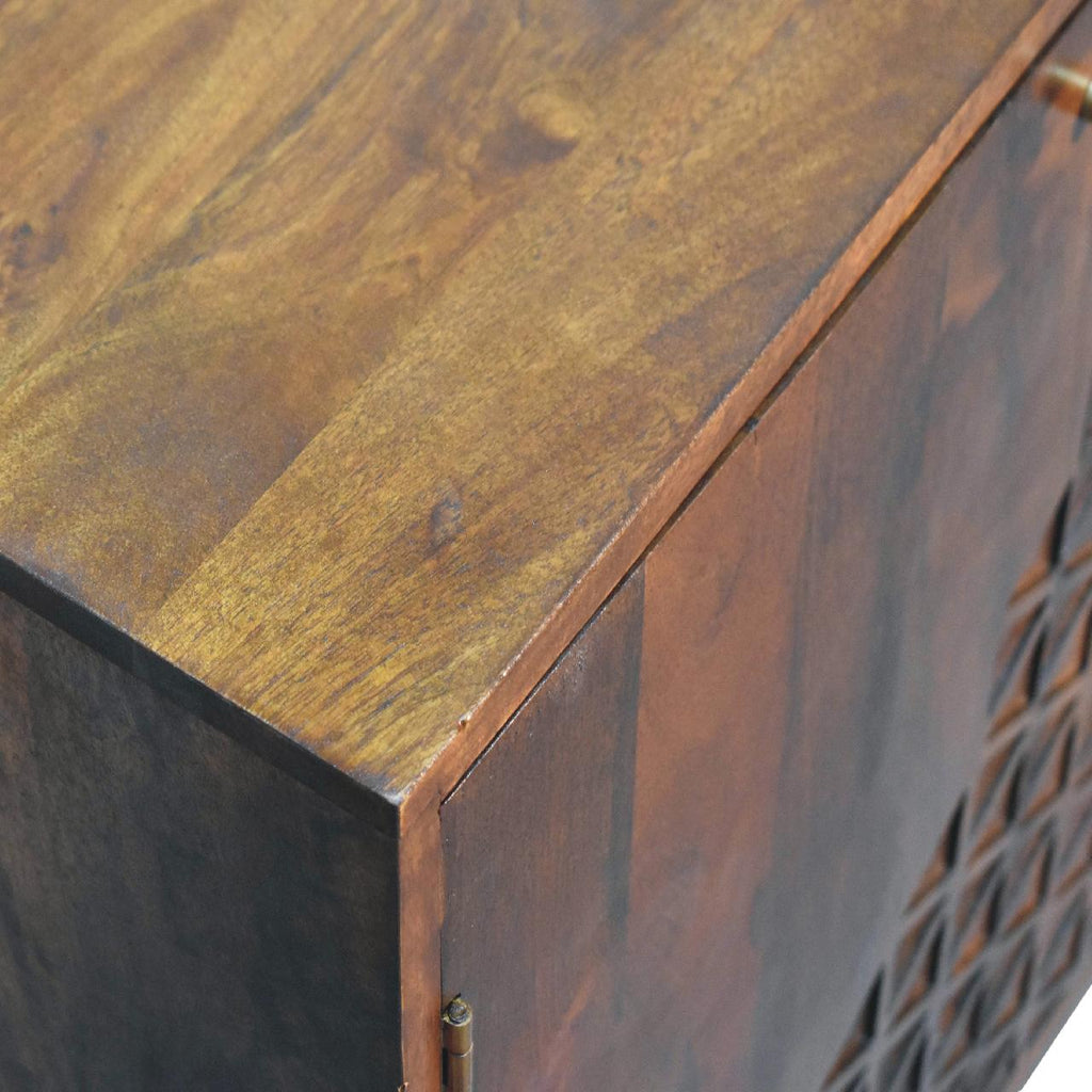 Dice Cabinet, Chestnut