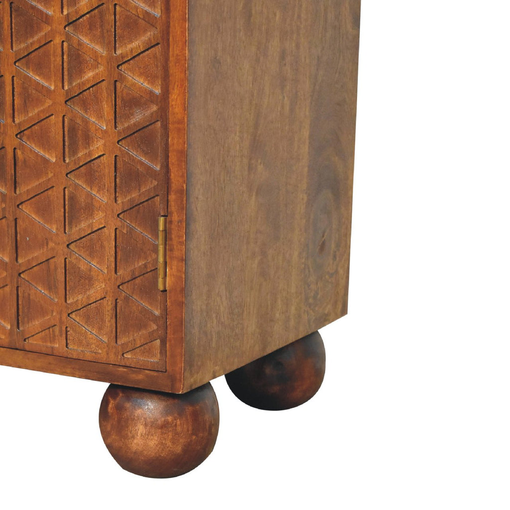 Dice Cabinet, Chestnut