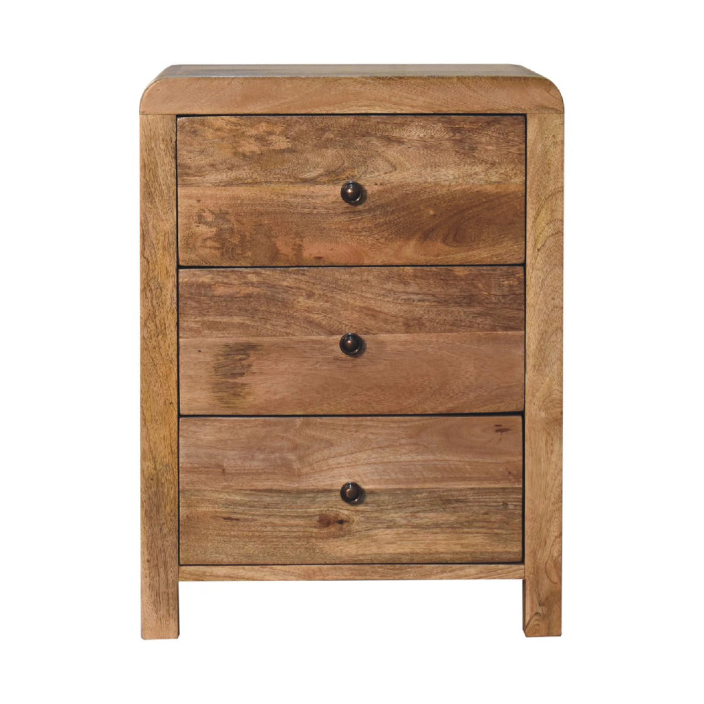Aspen 3 Drawer Bedside