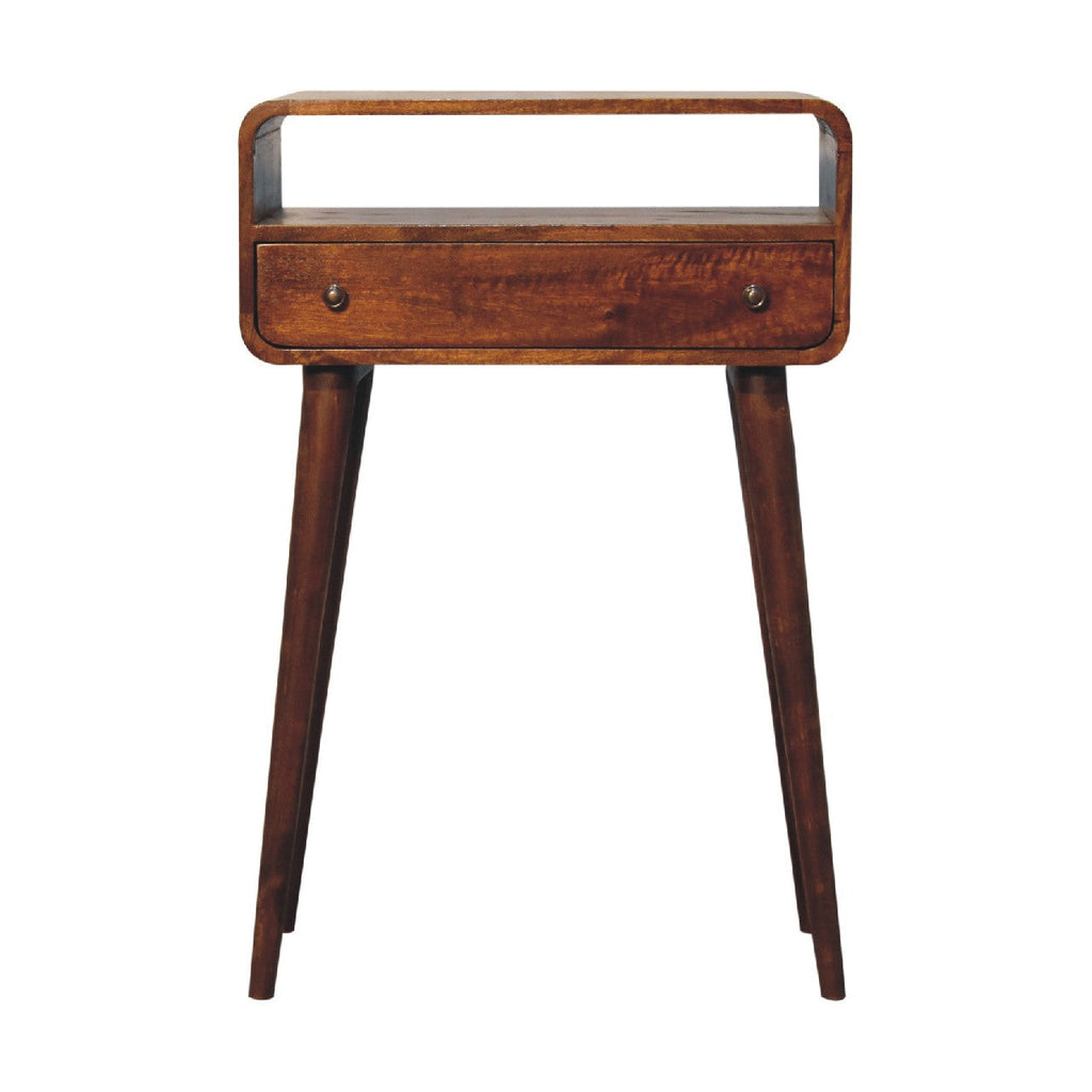 Arto 1 Shelf 1 Drawer Narrow Console Table