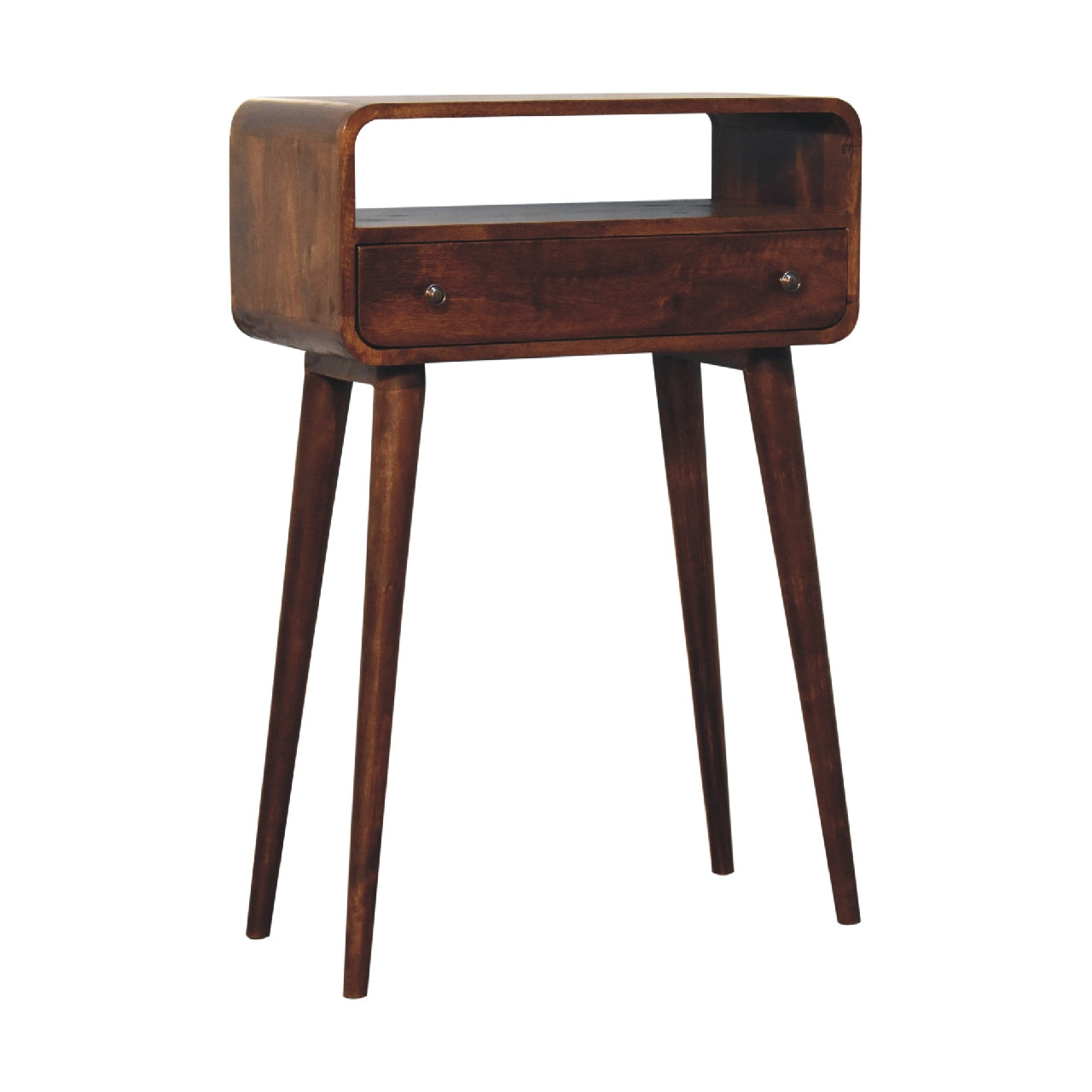 Arto 1 Shelf 1 Drawer Narrow Console Table