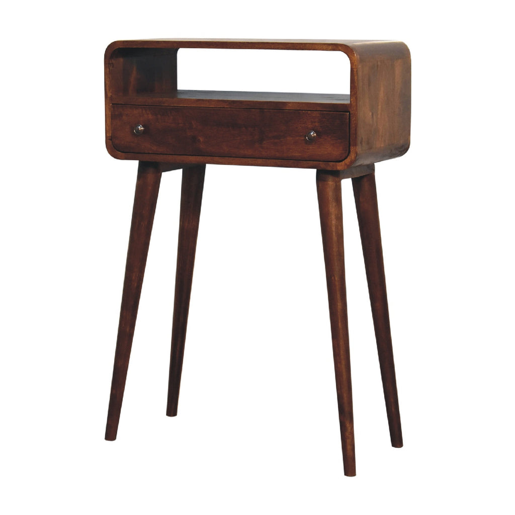Arto 1 Shelf 1 Drawer Narrow Console Table