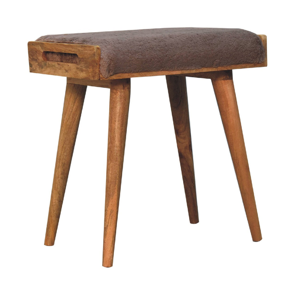 Faux Fur Foot Stool