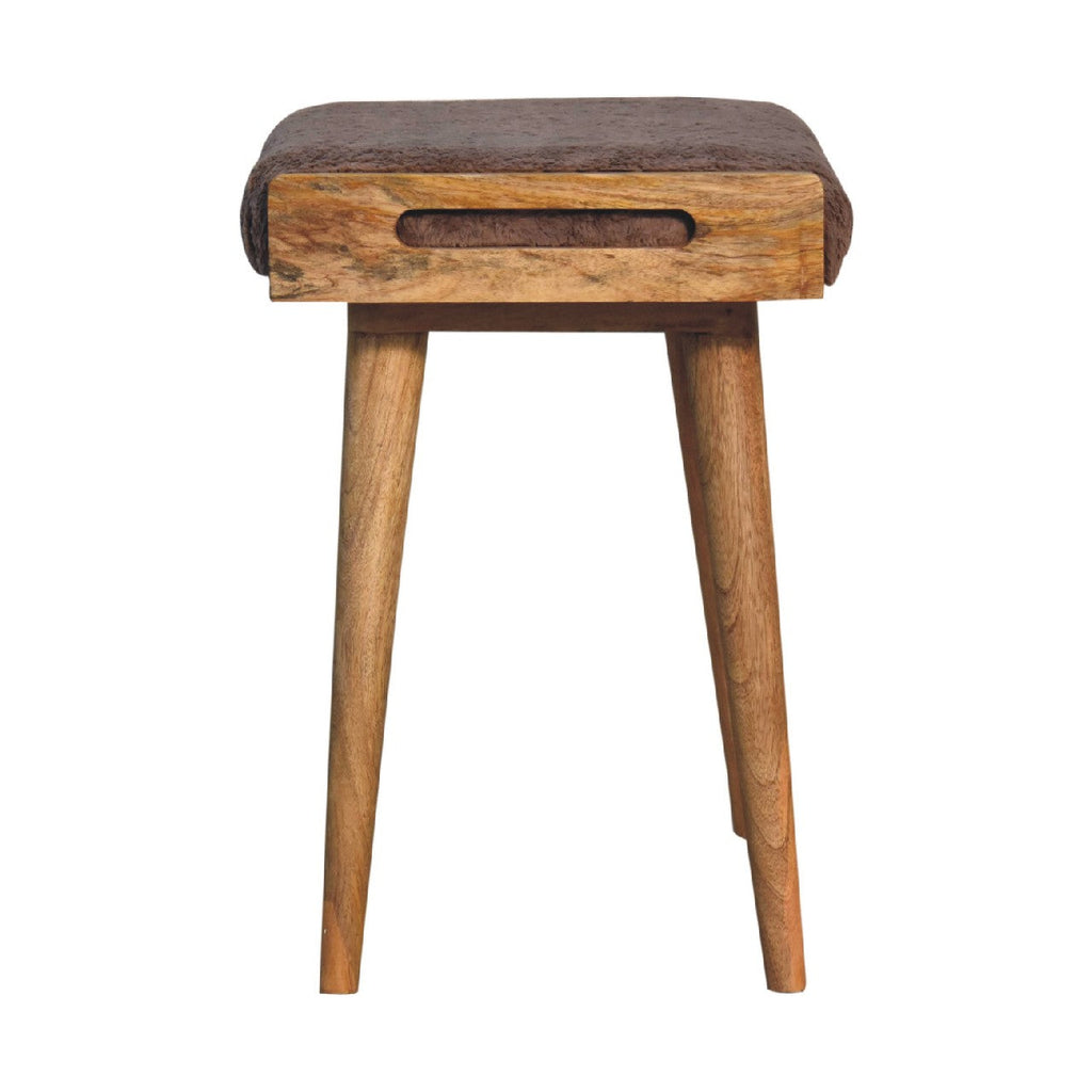 Faux Fur Foot Stool