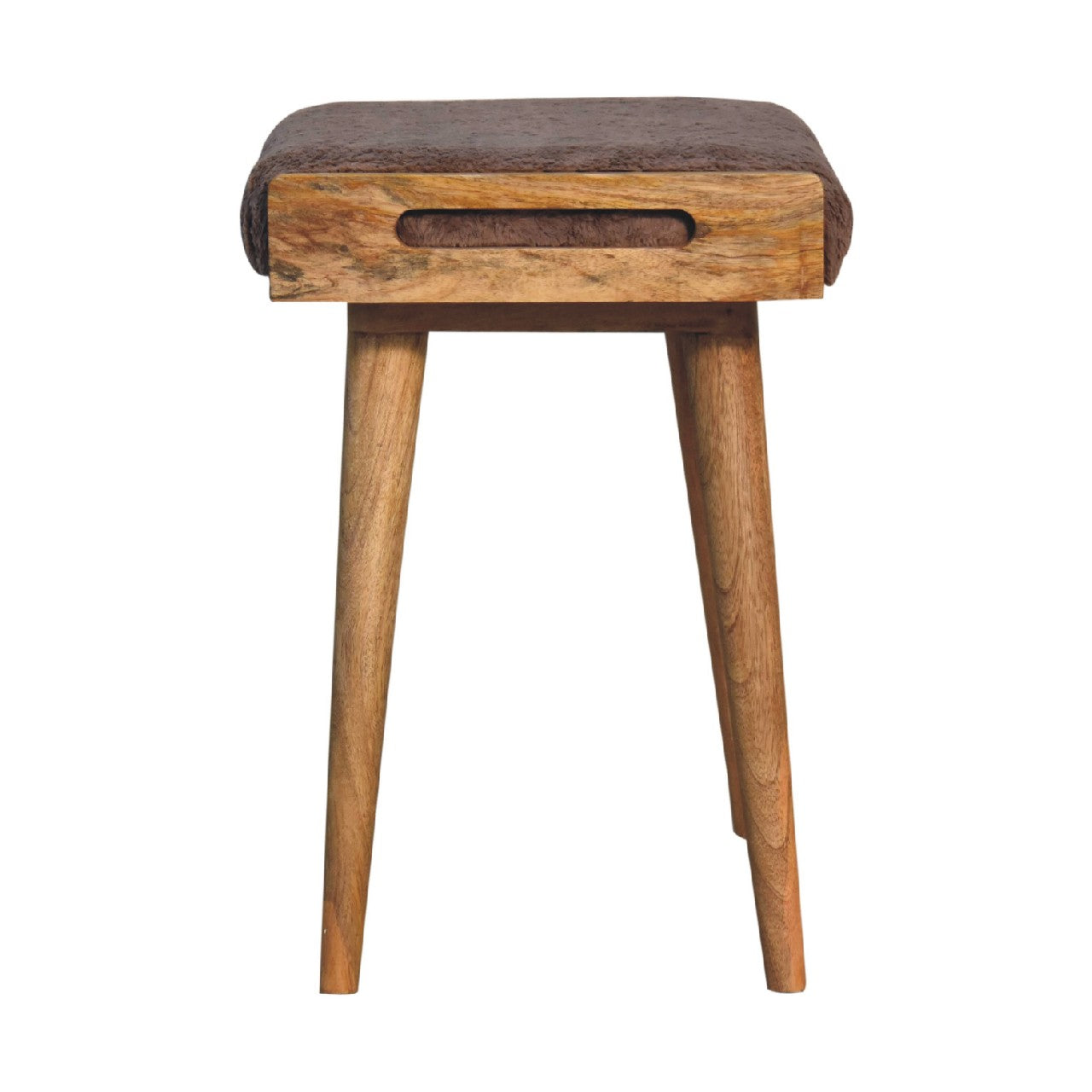 Faux Fur Foot Stool