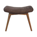 Faux Fur Curved Bench