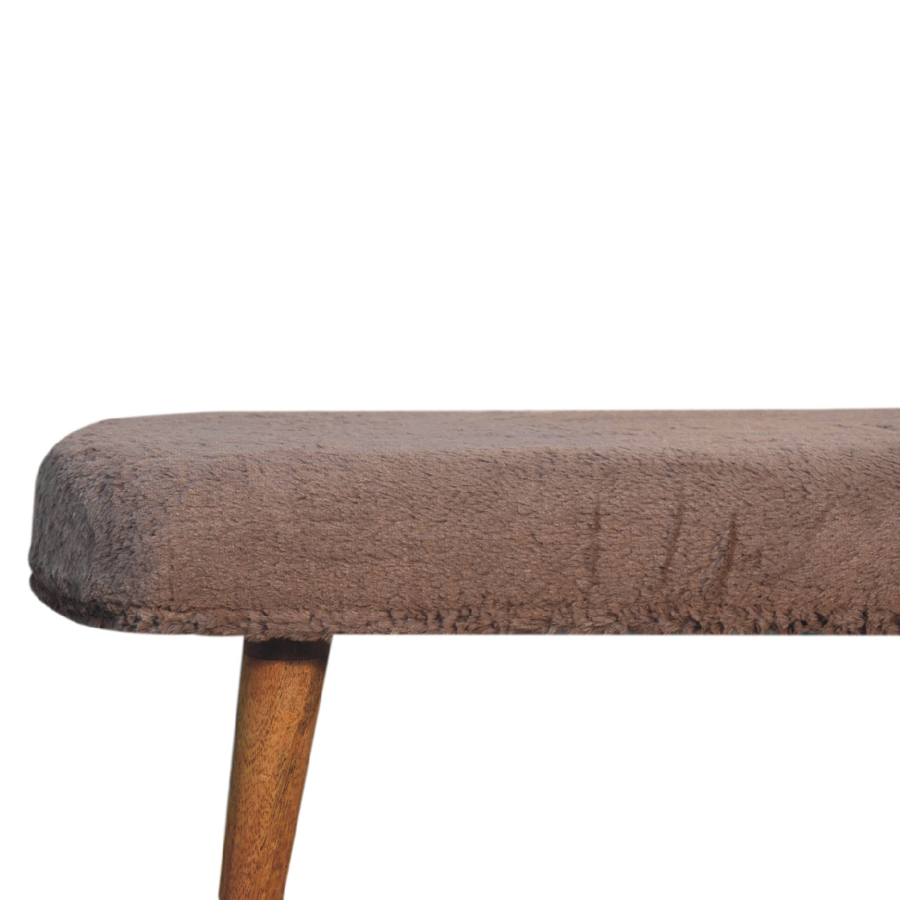 Faux Fur Bench