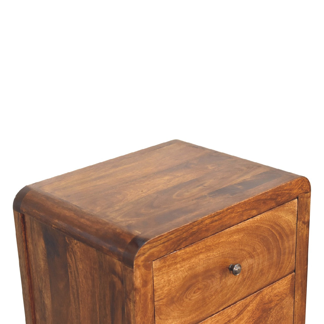 Arto 5 Drawer Tallboy, Chestnut