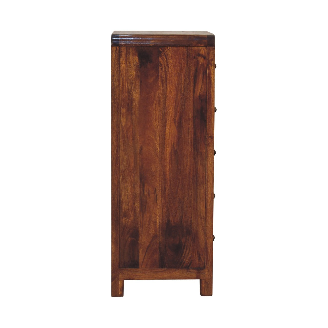 Arto 5 Drawer Tallboy, Chestnut