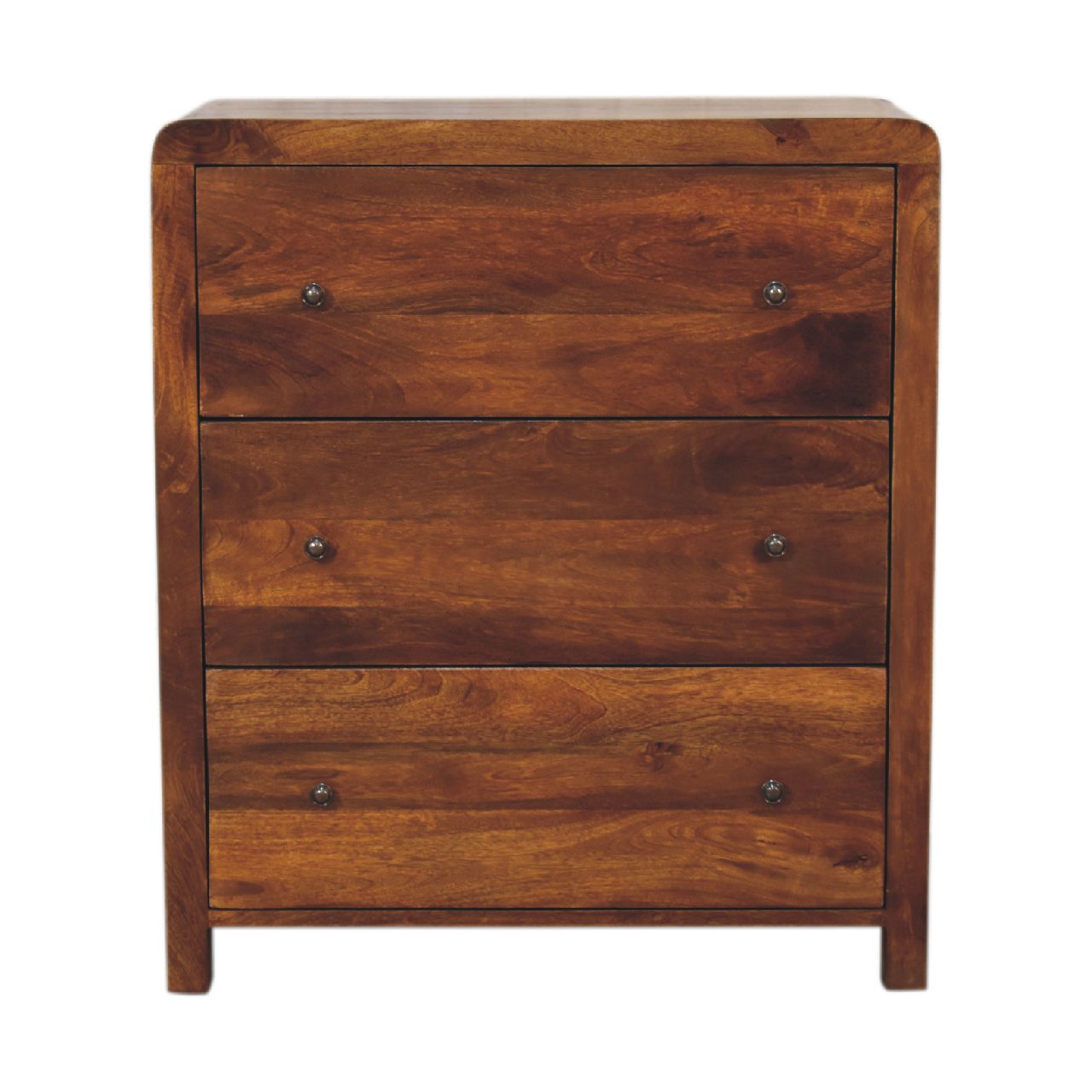 Aspen Chest 3 Drawer Chest, Chestnut