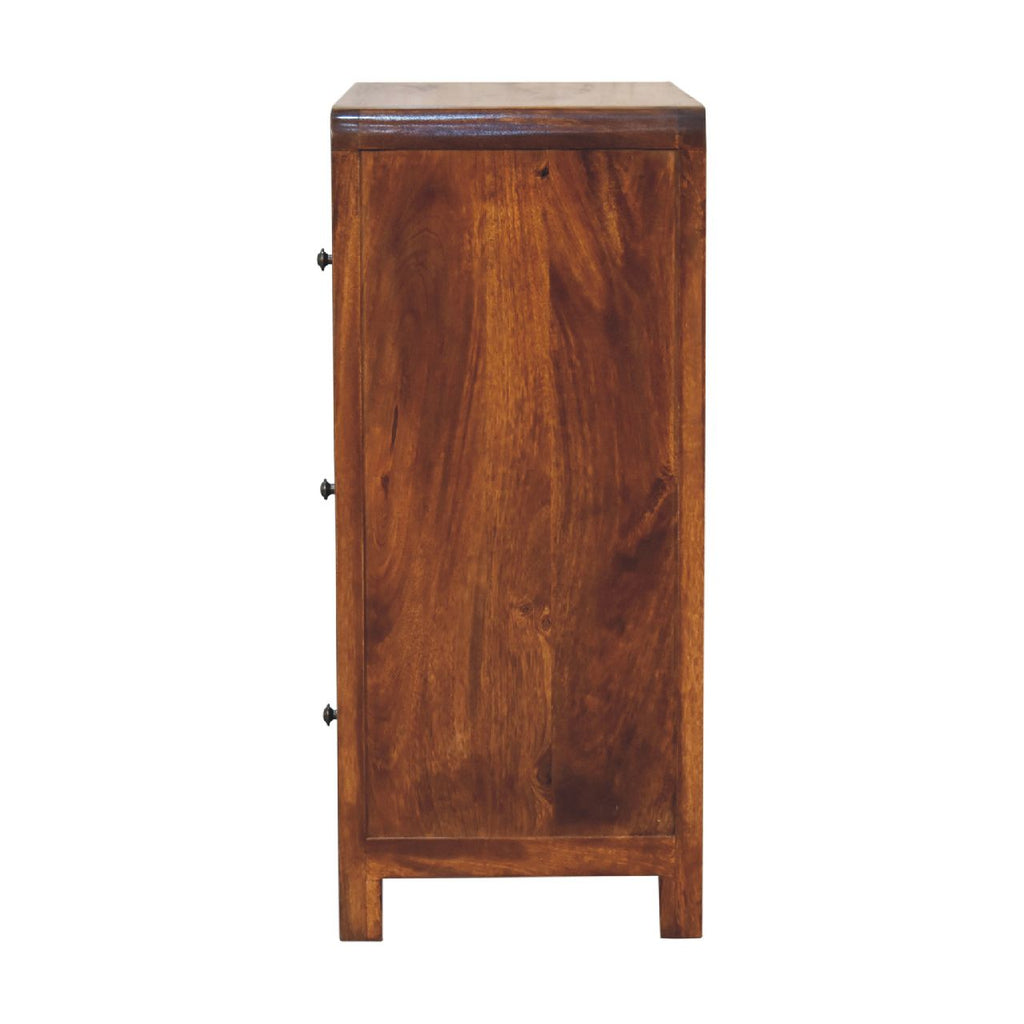 Aspen Chest 3 Drawer Chest, Chestnut
