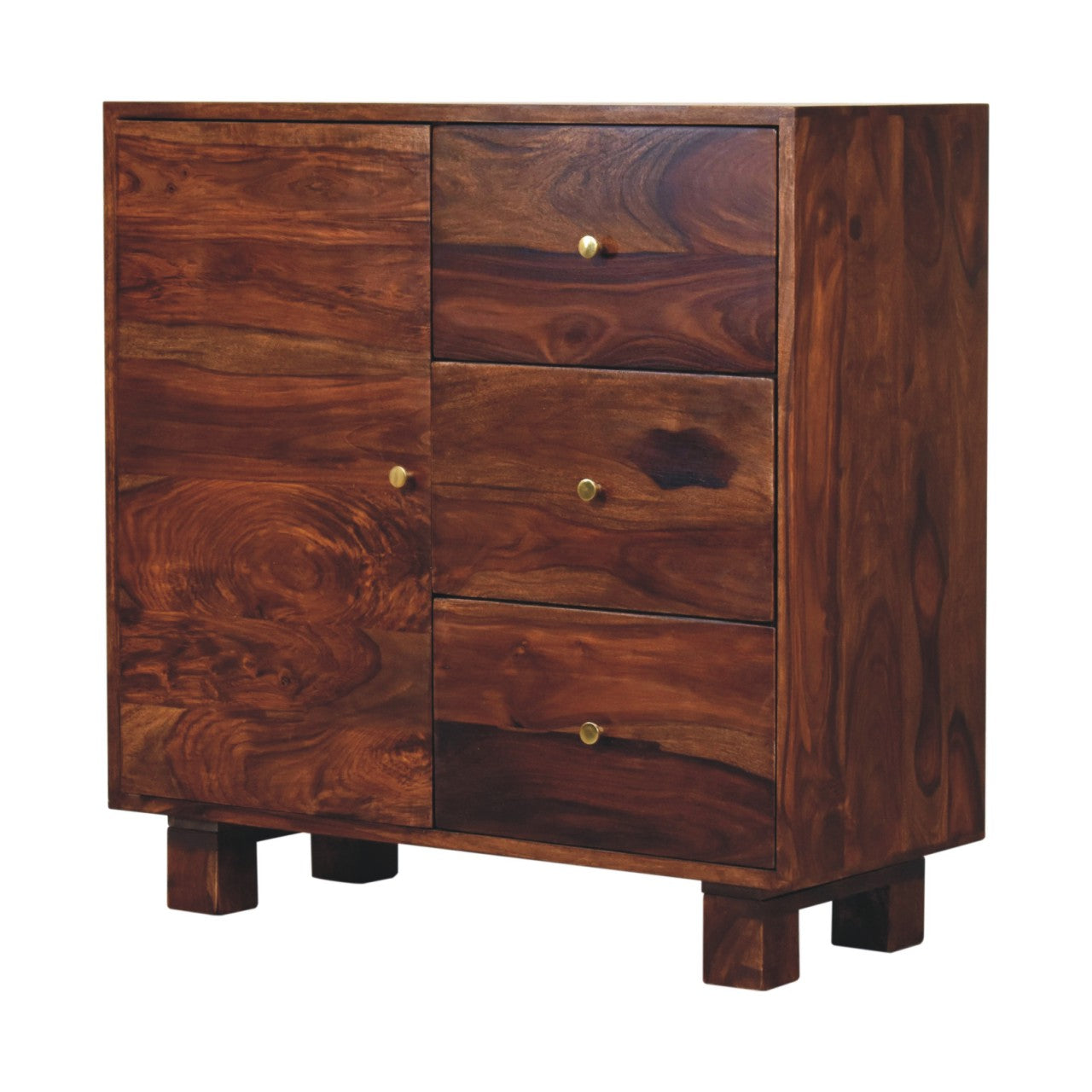 Naya Wooden Sideboard with 3 Drawers