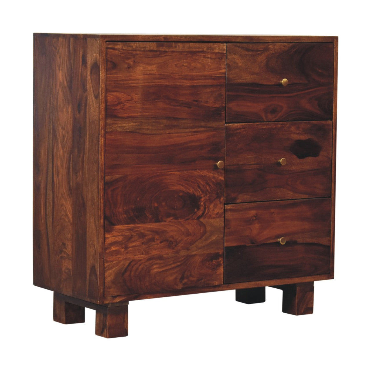 Naya Wooden Sideboard with 3 Drawers