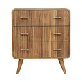 Valen 3 Drawer Wooden Chest, Oak