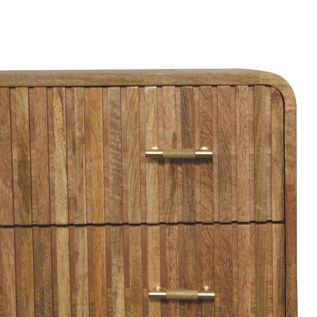 Valen 3 Drawer Wooden Chest, Oak