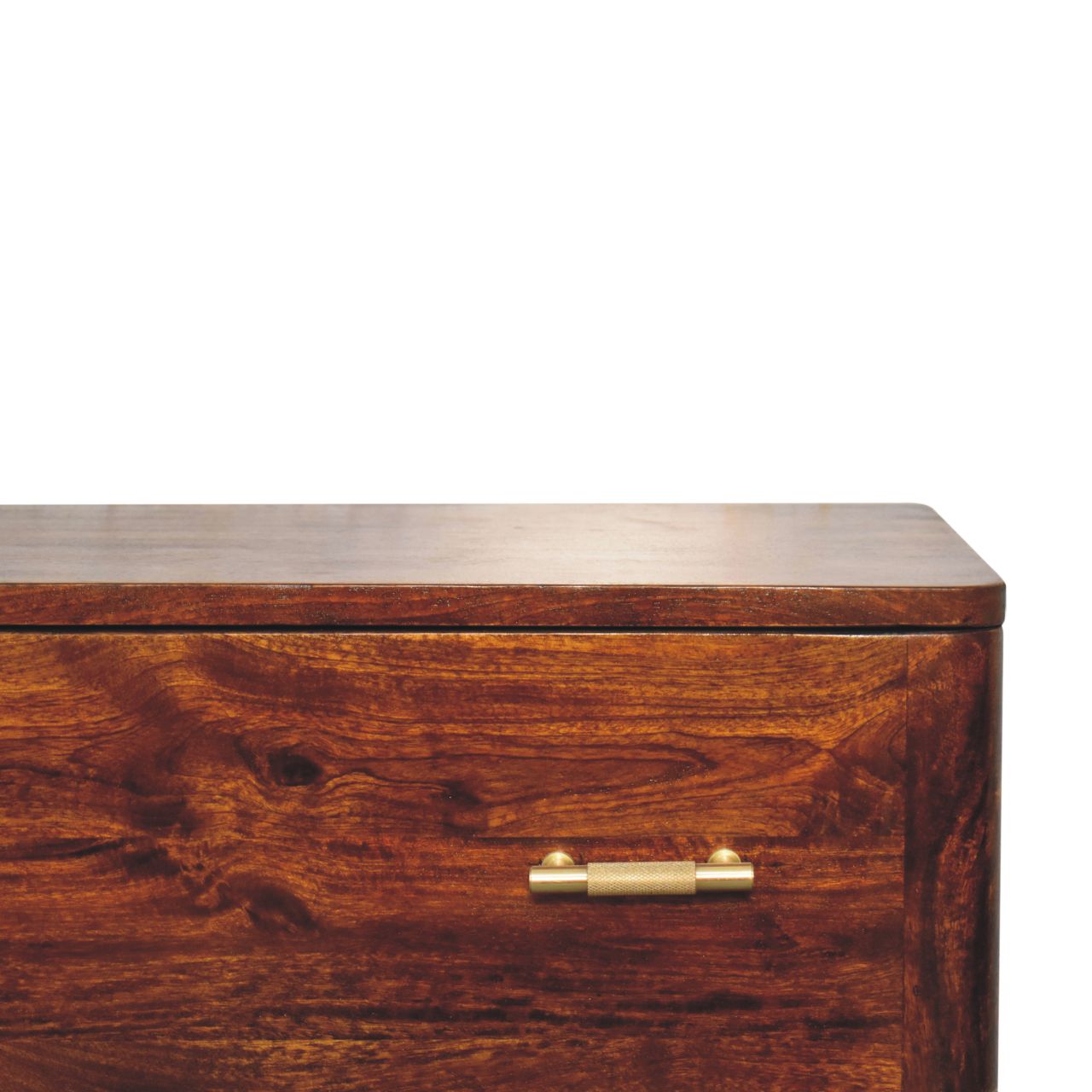 Valen Wooden 3 Drawer Chest, Chestnut