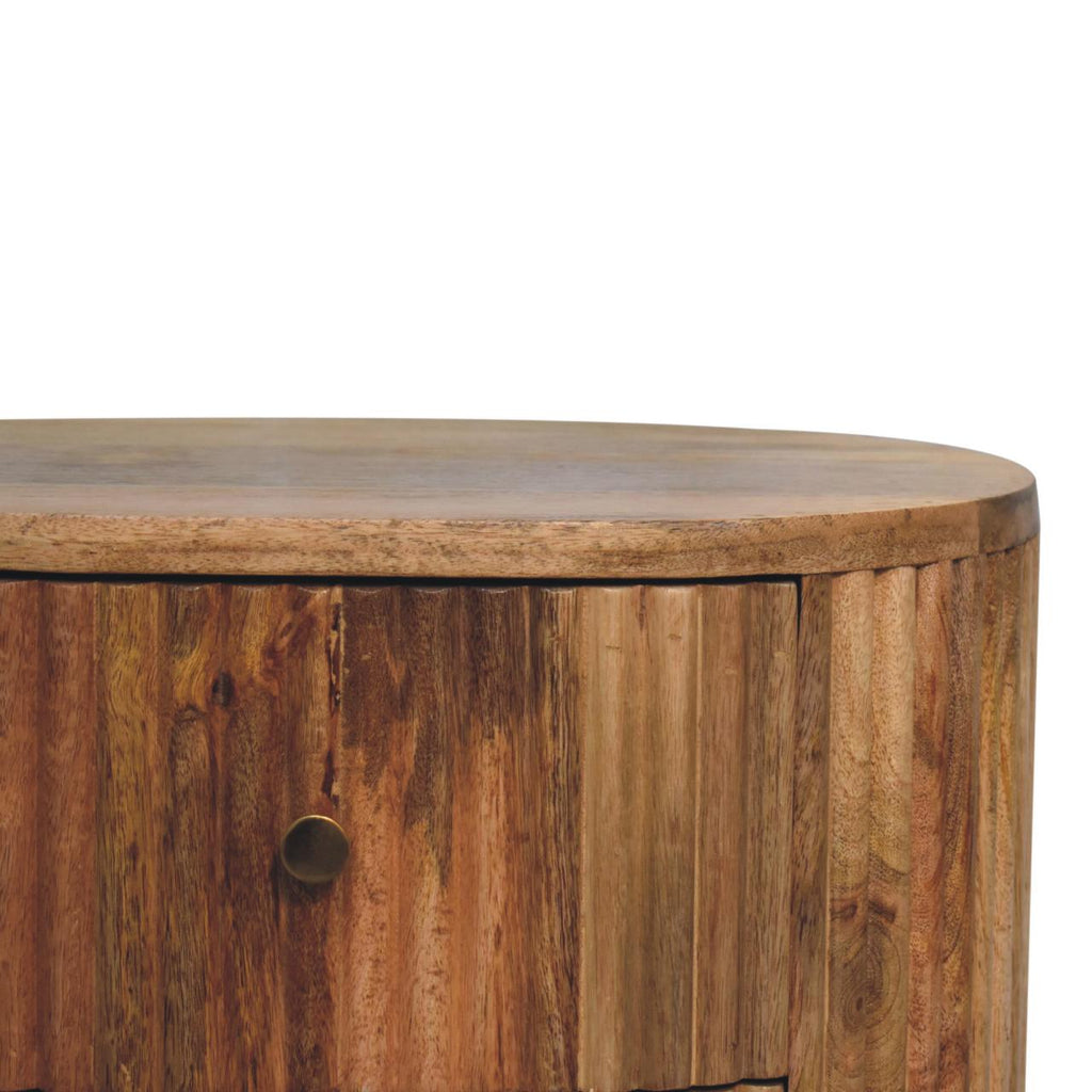 Dahiana Nordic 3 Drawers Bedside Table