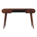 London Arch 2 Wooden Desk, Chestnut