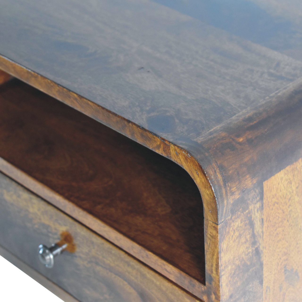 Arto Large Floating Bedside, Chestnut