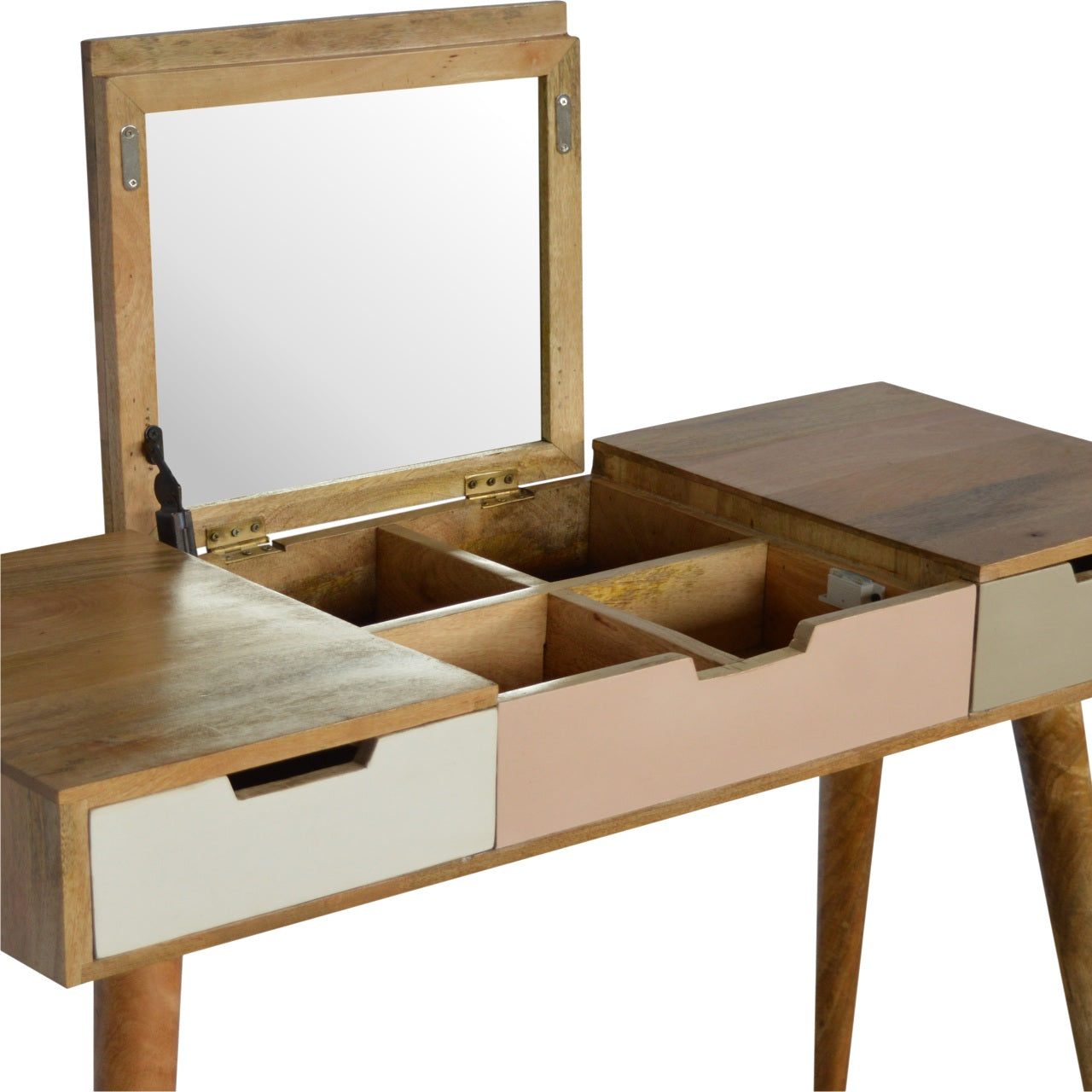 Astrid Dressing Table, Blush Pink