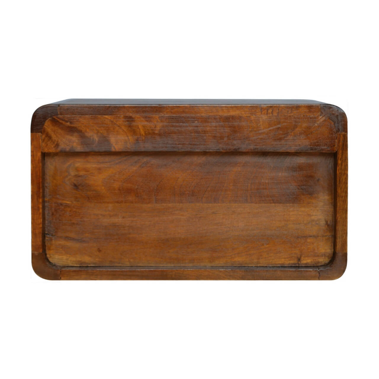 Arto Wide Floating Bedside, Chestnut
