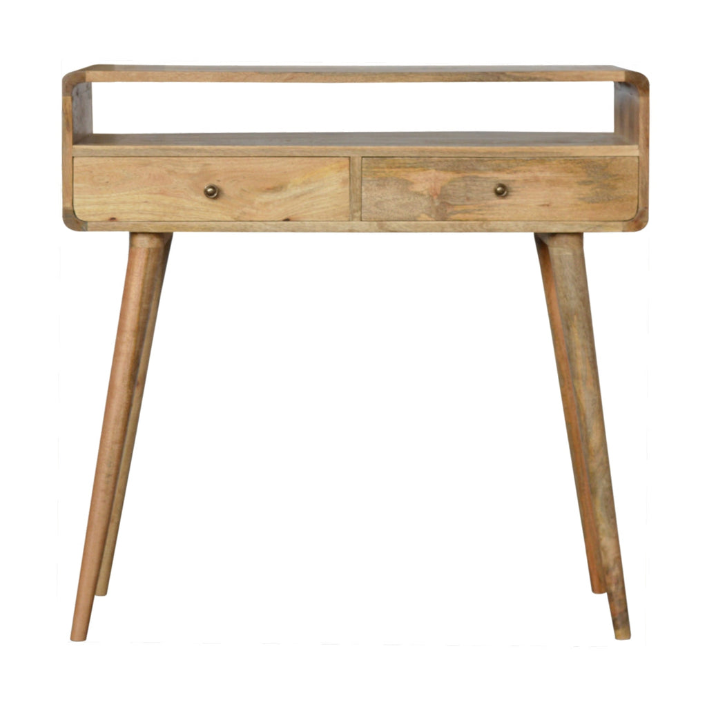 Arto Console Table, Oak Finish