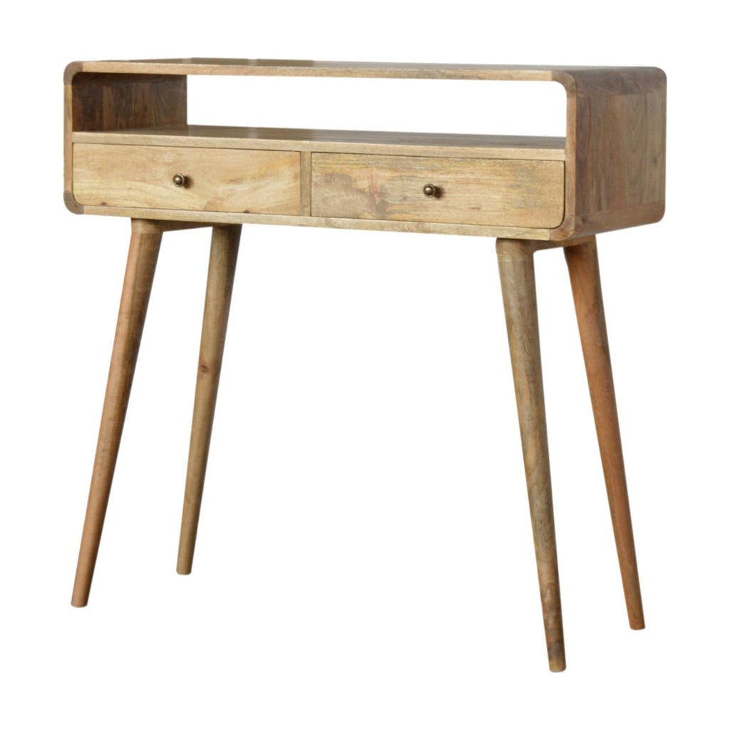 Arto Console Table, Oak Finish