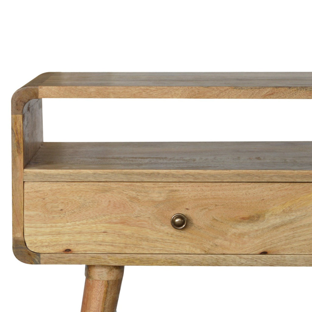 Arto Console Table, Oak Finish