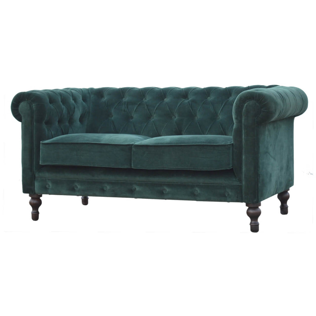 Emerald Green Chesterfield Sofa