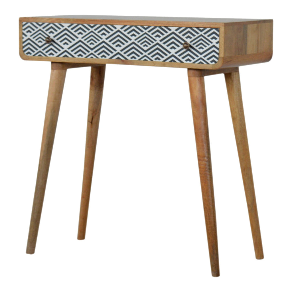 Monochrome Console Table