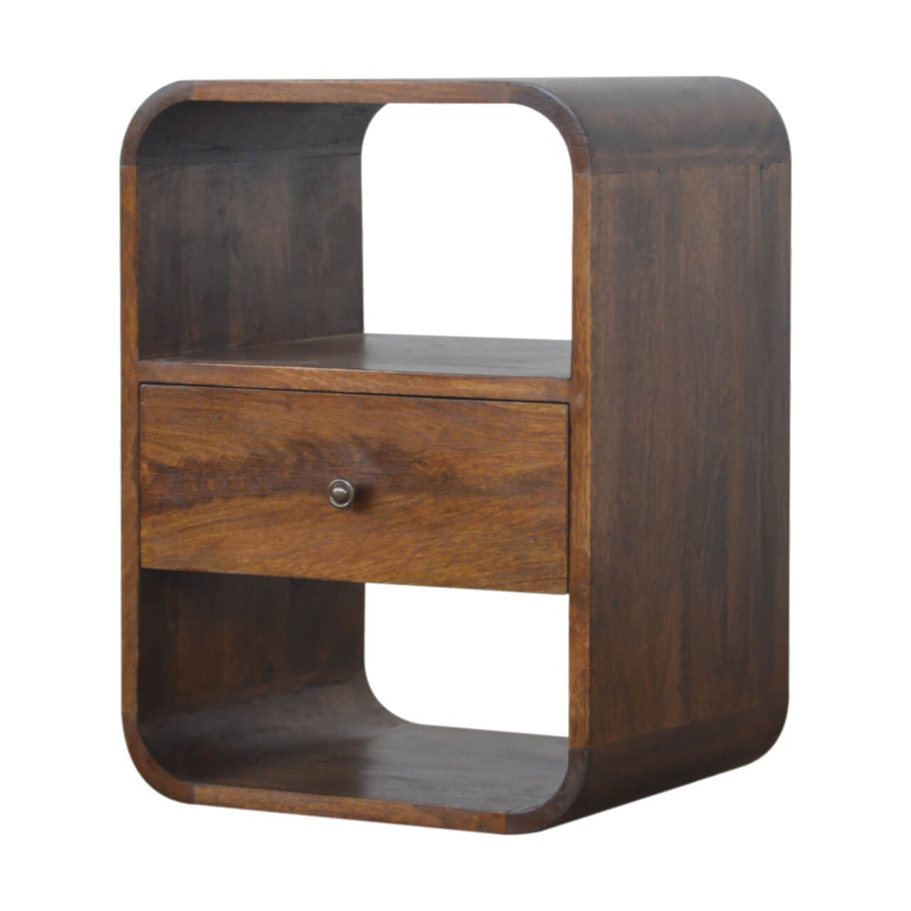 Arto, 1 Drawer Curved Bedside