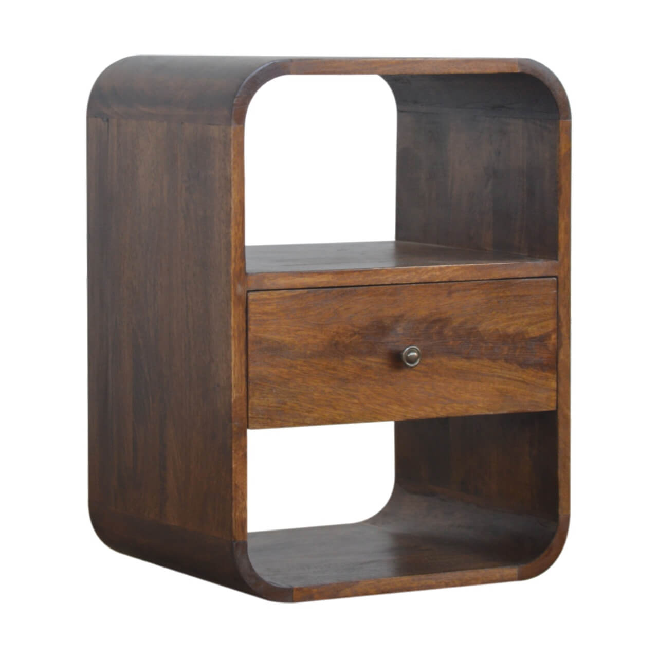 Arto, 1 Drawer Curved Bedside