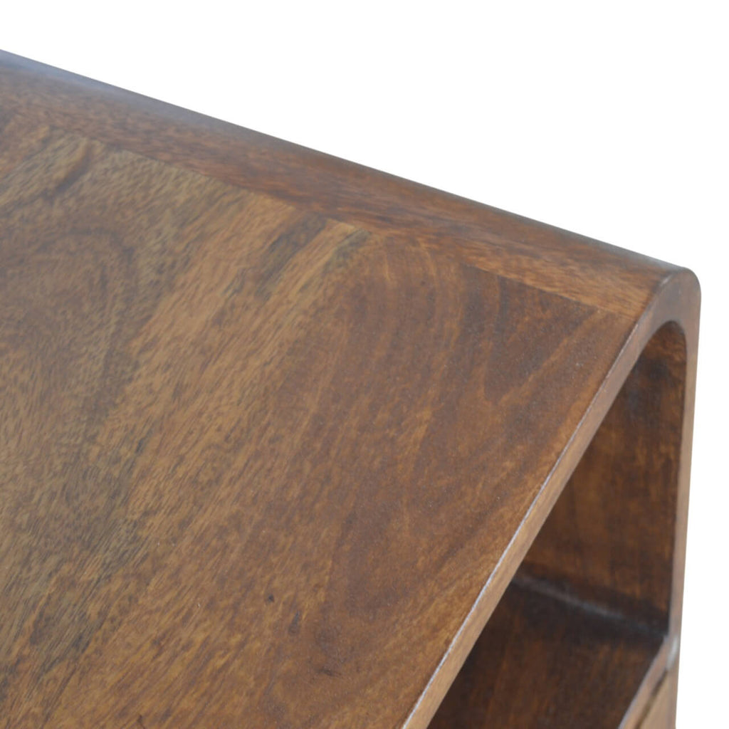 Arto, 1 Drawer Curved Bedside