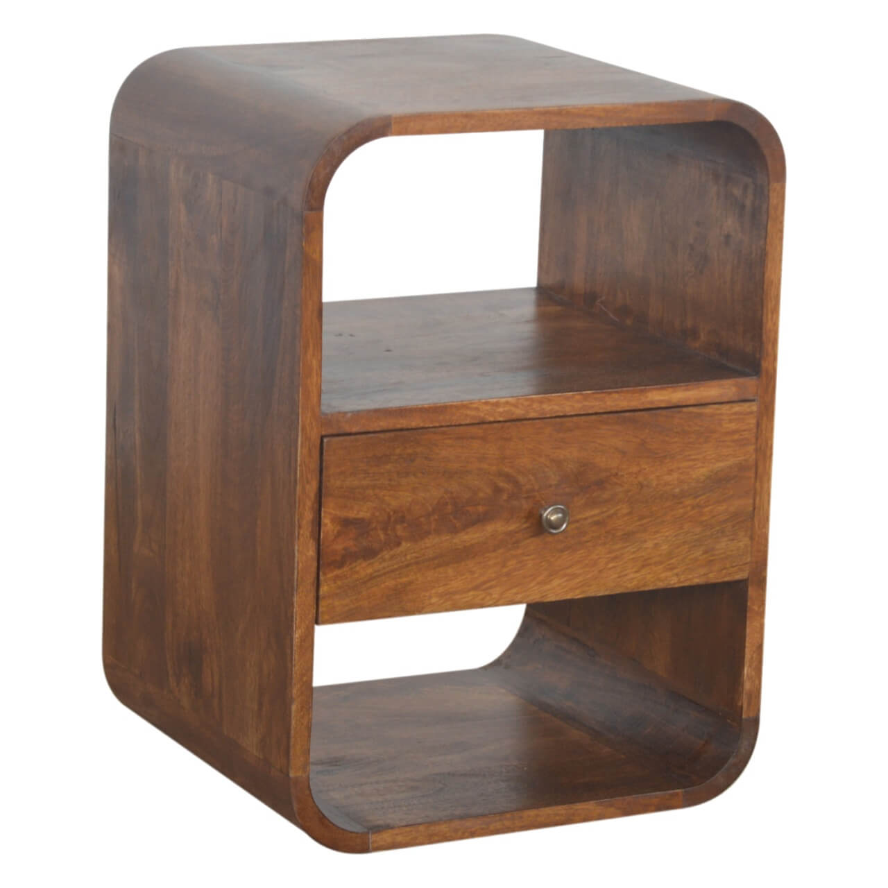 Arto, 1 Drawer Curved Bedside