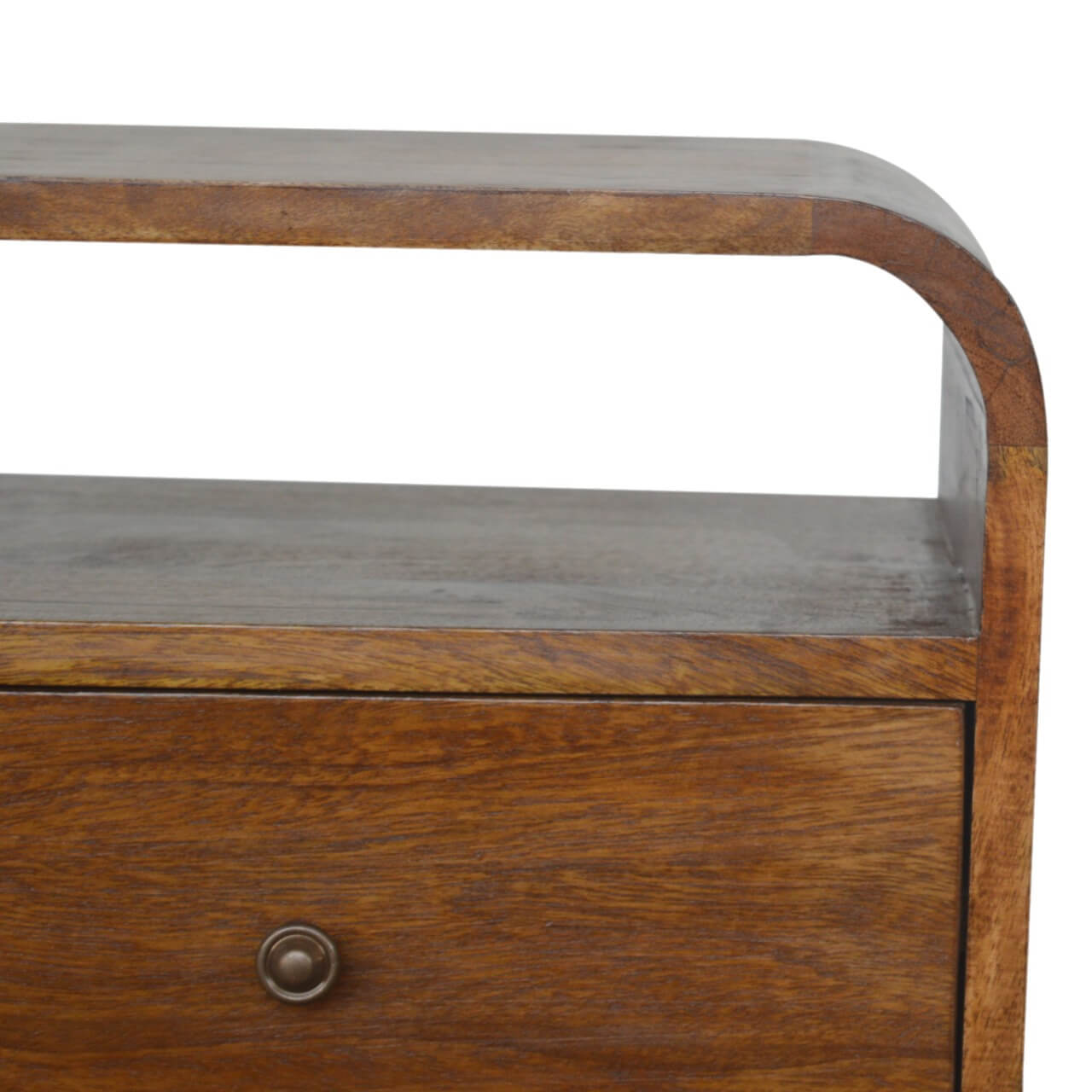 Arto, 2 Drawers Curved Bedside