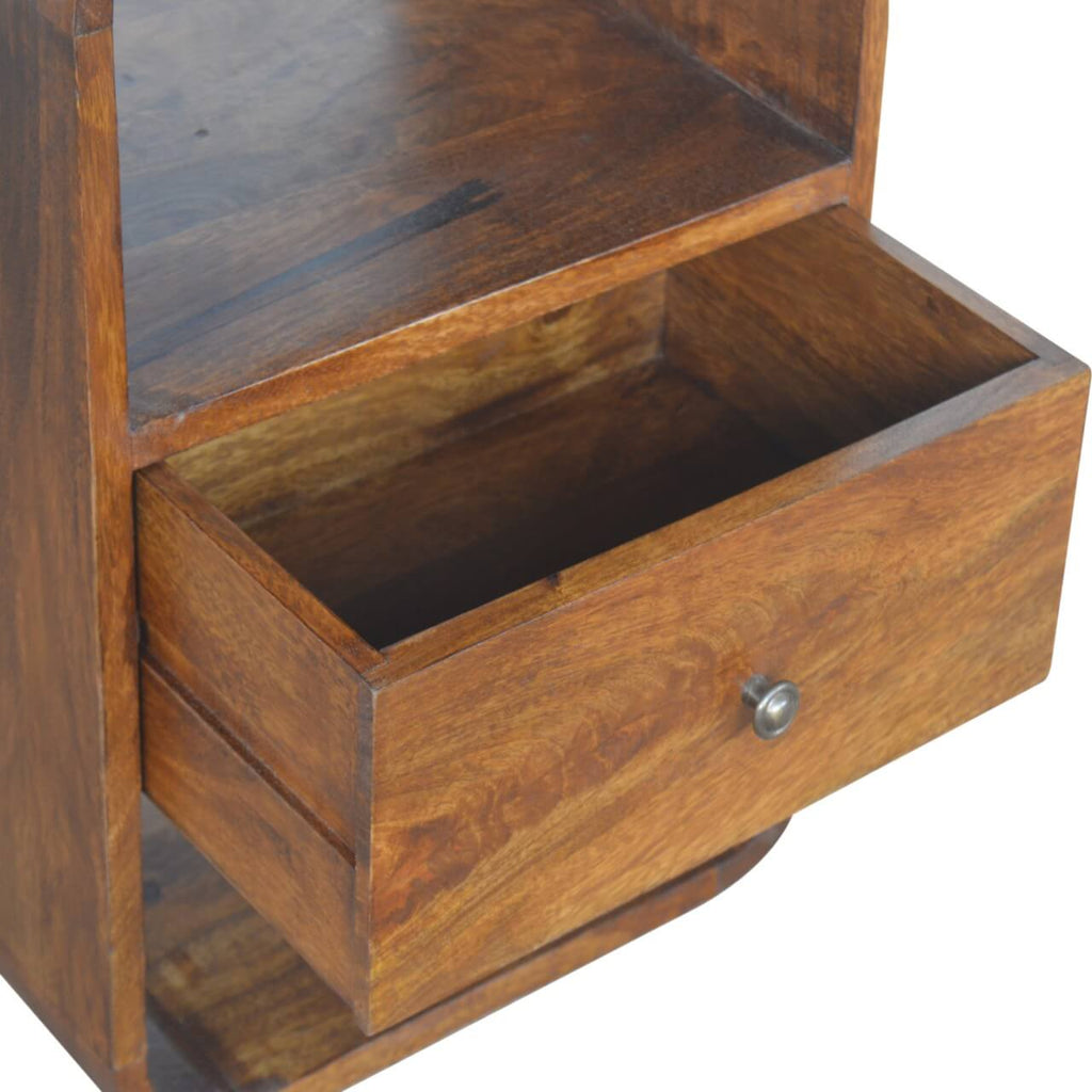 Arto, 2 Drawers Curved Bedside