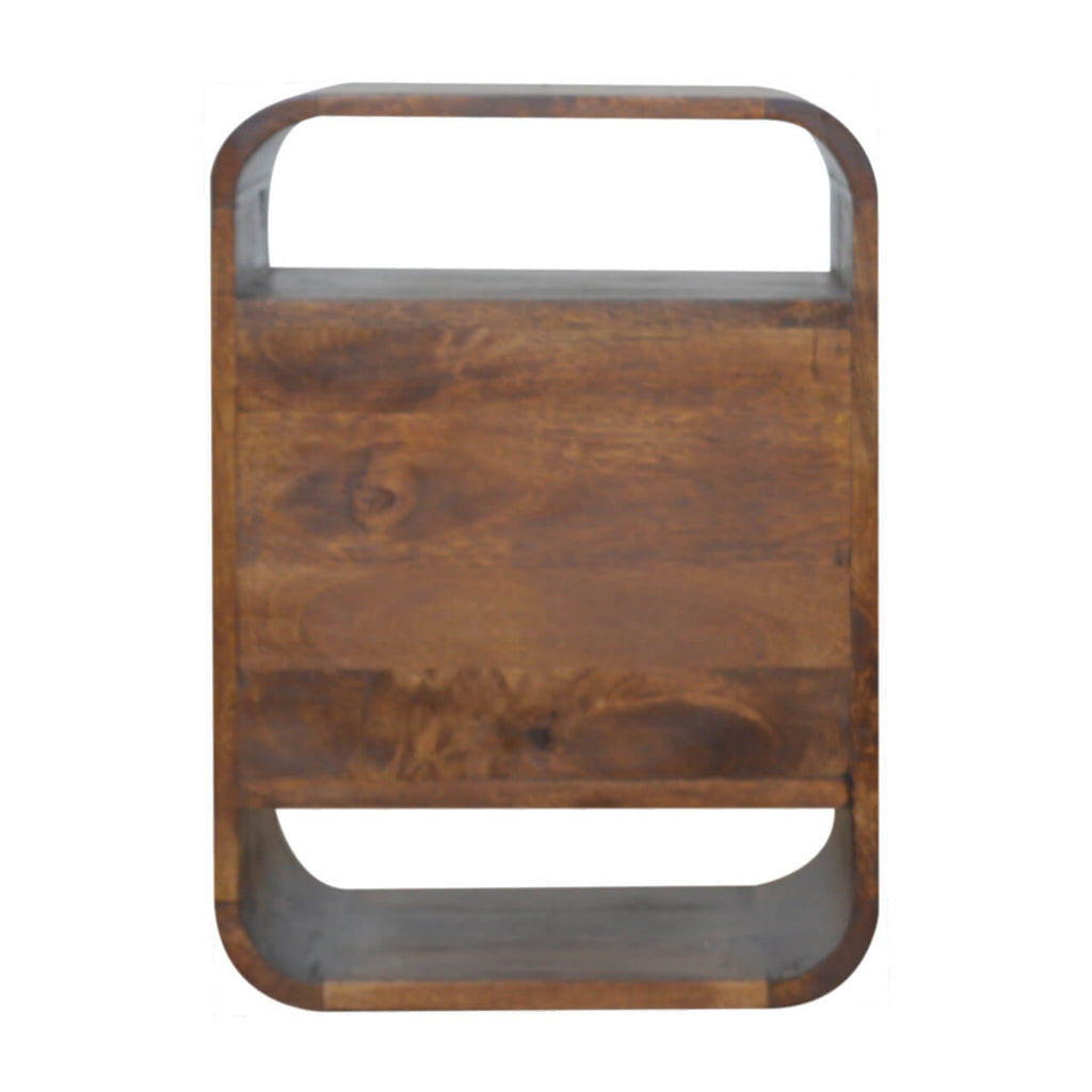 Arto, 2 Drawers Curved Bedside