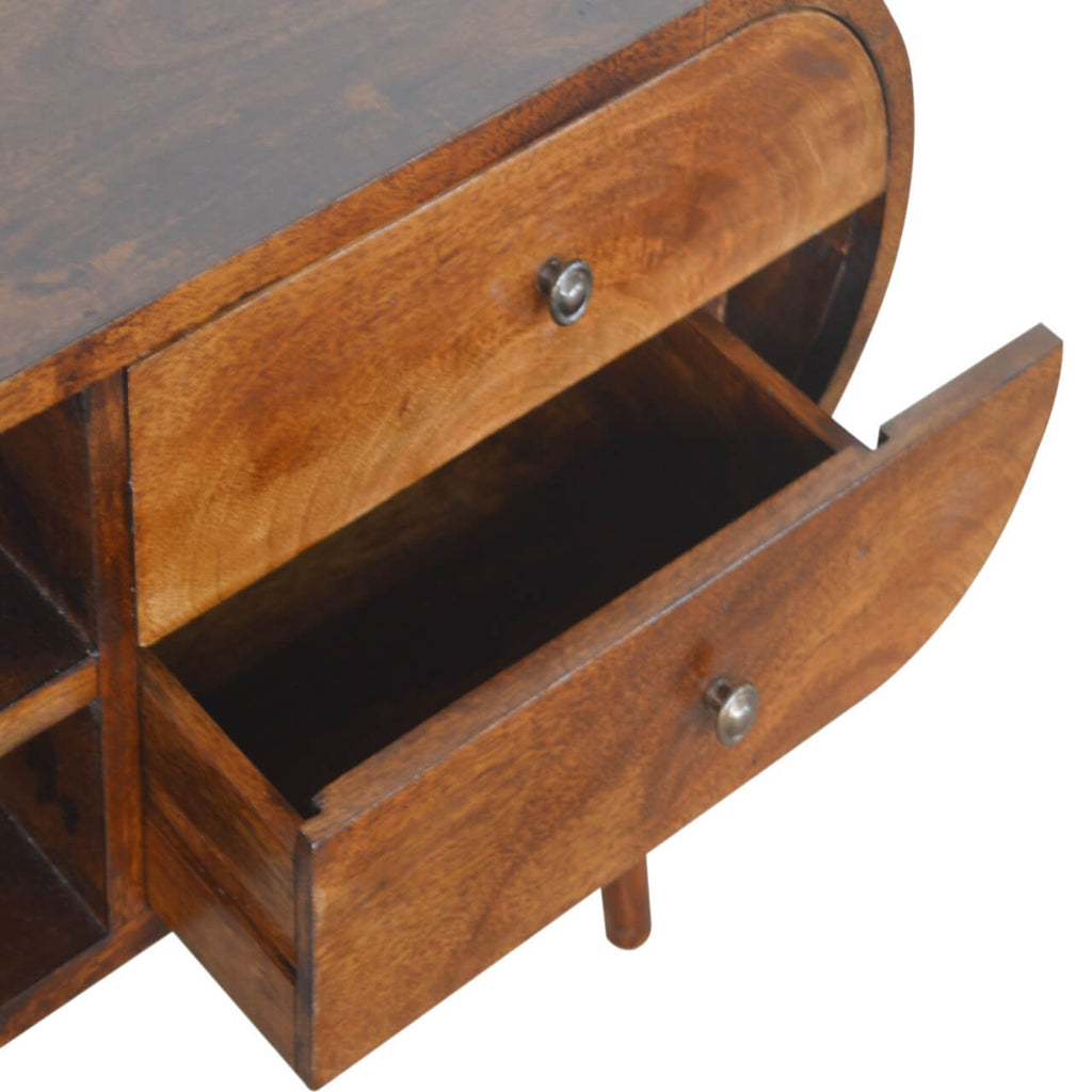 London 2 Drawer TV Stand, Chestnut