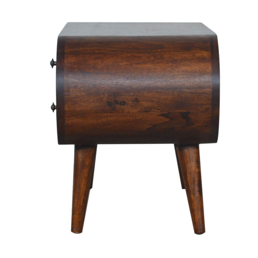 London 2 Drawer TV Stand, Chestnut
