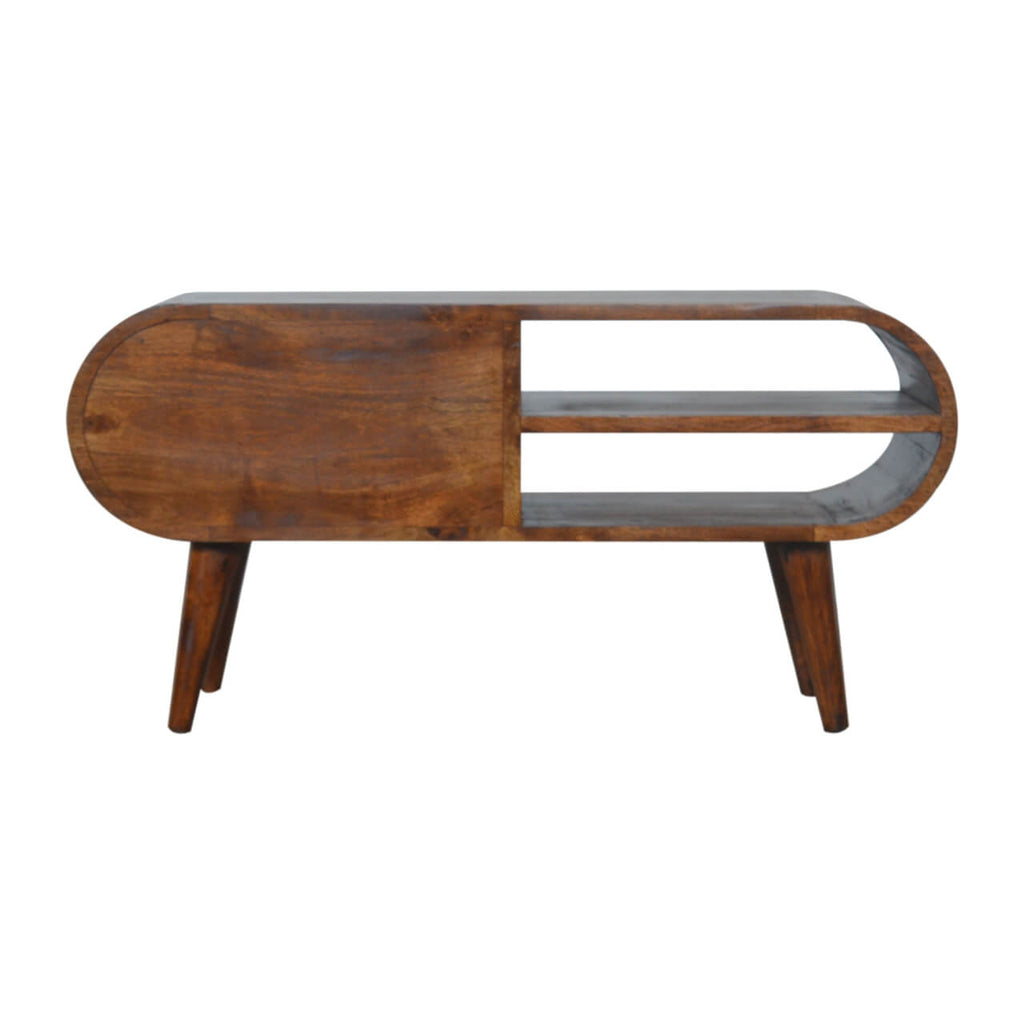 London 2 Drawer TV Stand, Chestnut