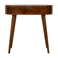 London 1 Drawer Console Table, Chestnut