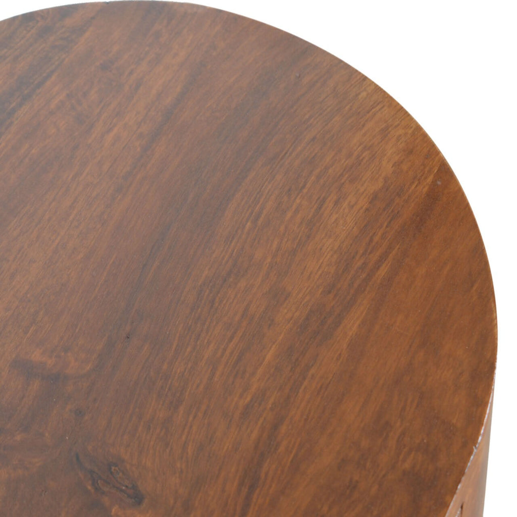 London 1 Drawer Console Table, Chestnut