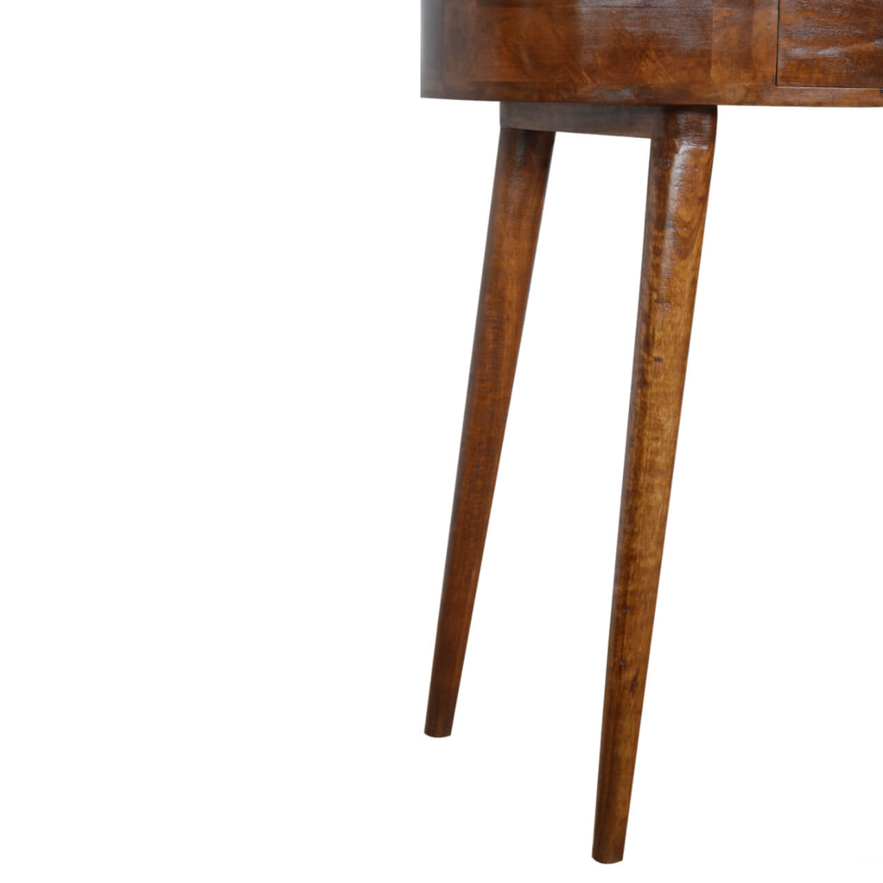 London 1 Drawer Console Table, Chestnut